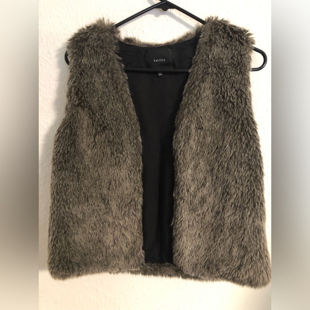 Talula Faux Fur Sleeveless Vest